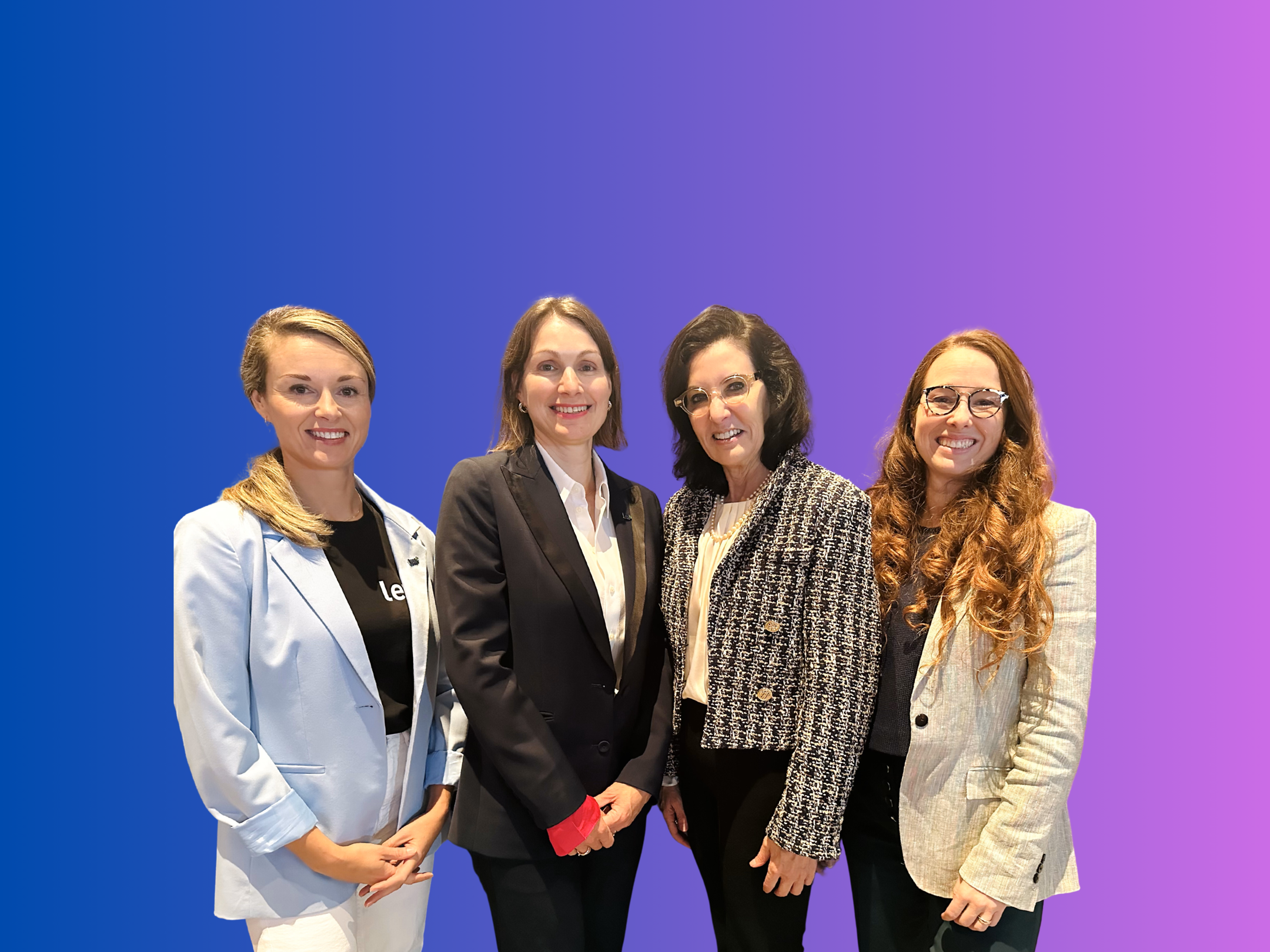 Joëlle Boutin, Associée et Stratège en transformation numérique, Levio · Elaine Marin, Cheffe de la division Données et IA, Levio · Mariana Catz, Vice-présidente principale et directrice de l’innovation, Jeunesse, J’écoute · Andréanne Deschamps, Vice-présidente, Opérations cliniques et Chef des services cliniques, Jeunesse, J’écoute